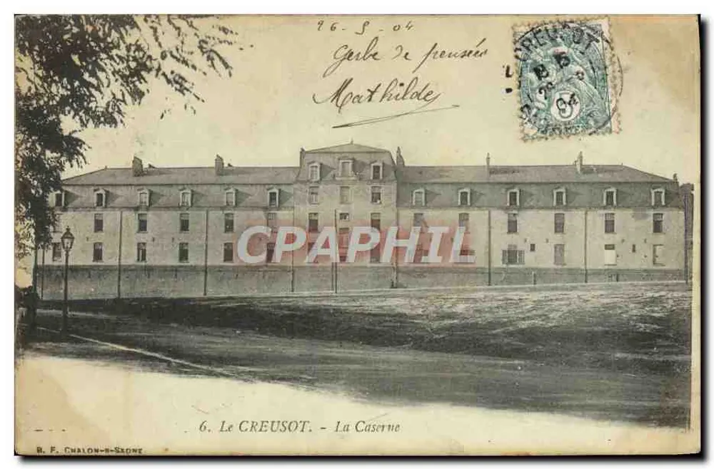 Le Creusot — De Kasemat — B. F. Chalon-sur-Saône, n°6 - Voorkant