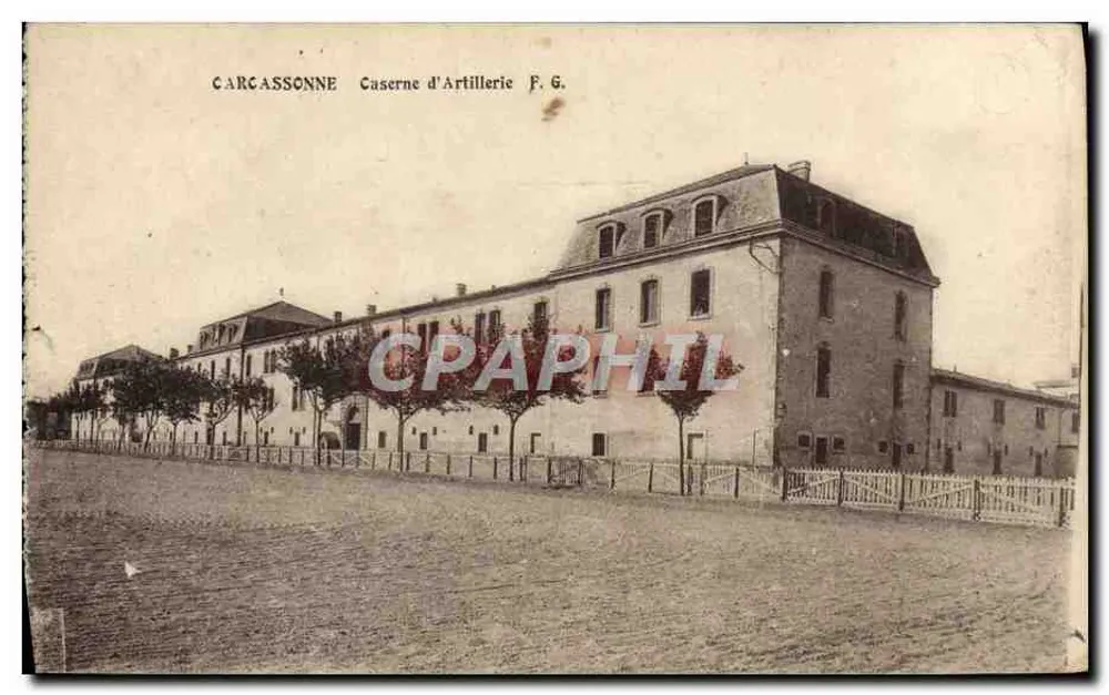 Carcassonne — Caserne d'Artillerie F.G. — éditeur F.G. - Vorderseite
