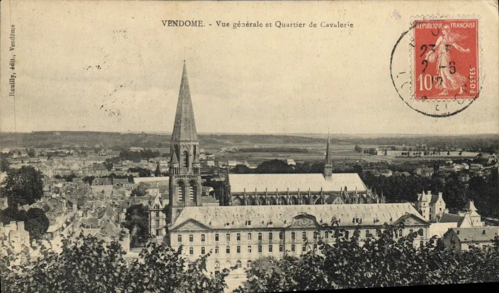 Vendôme - Allgemeiner Blick und Reiterquartier — Rouilly, Verlag Vendôme - Vorderseite