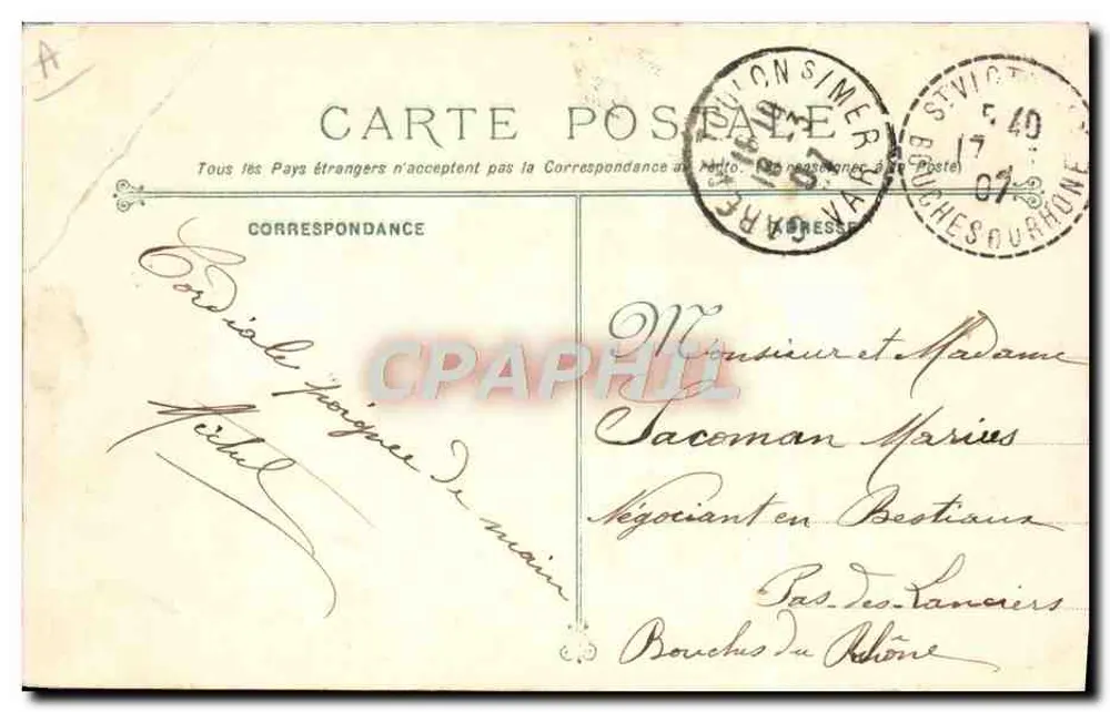 Korps der Flottille Iena — zerstört durch Explosion — Phototypie-Maître Paris - Toulon - Rückseite