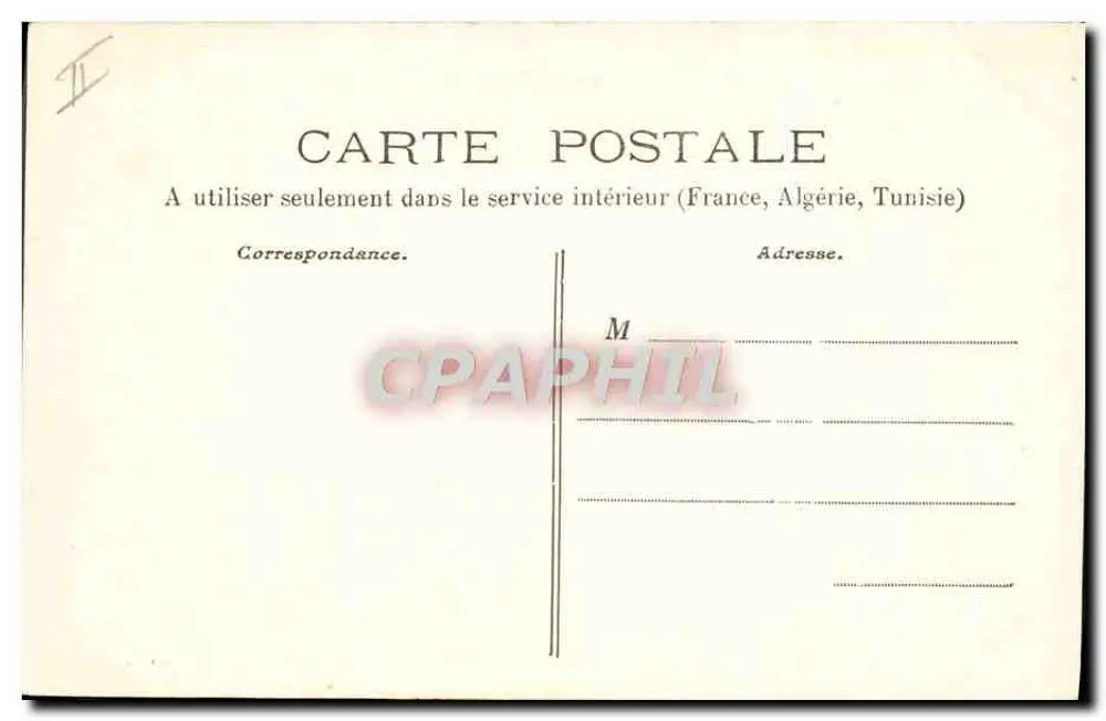Die Flotte im Hafen von TOULON — Sammlung A. Couturier — n° 29 - Rückseite
