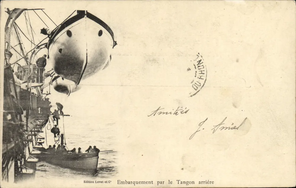 Beförderung vom Tangon hinten — Edition Levet et C° - Vorderseite