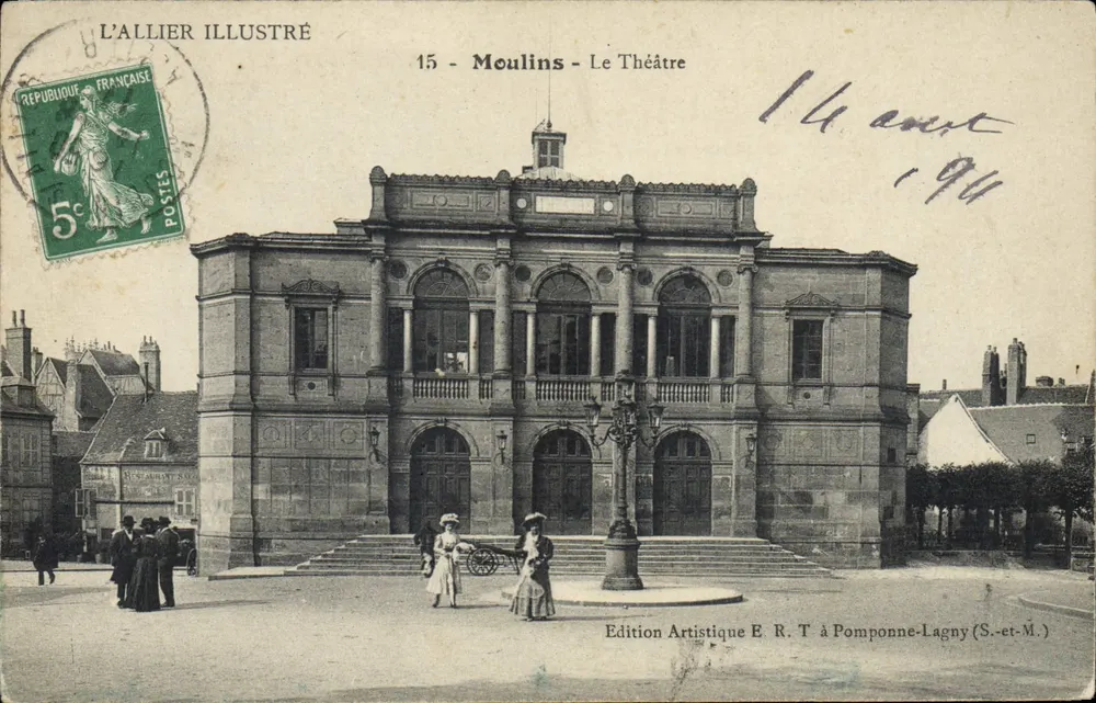 Moulin - O Teatro — Editor L'Allier Illustré, n°15 - Frente