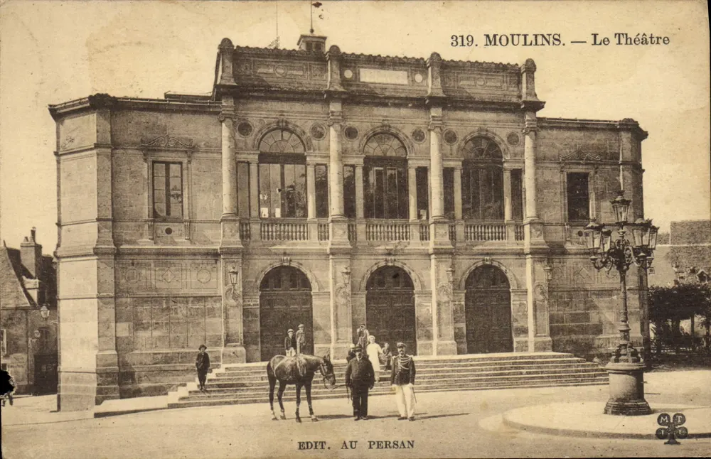 Moulins — Das Theater — Edit. Au Persan, n° 319 - Vorderseite