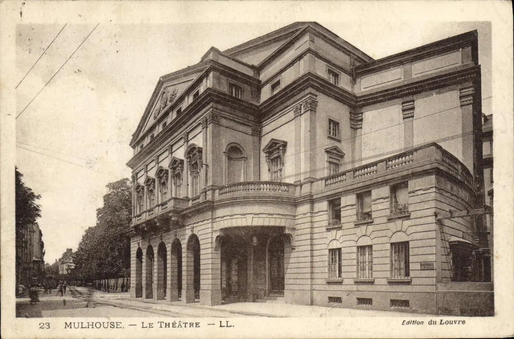 Mulhouse — Le Théâtre — Édition du Louvre, n°23 - Frente