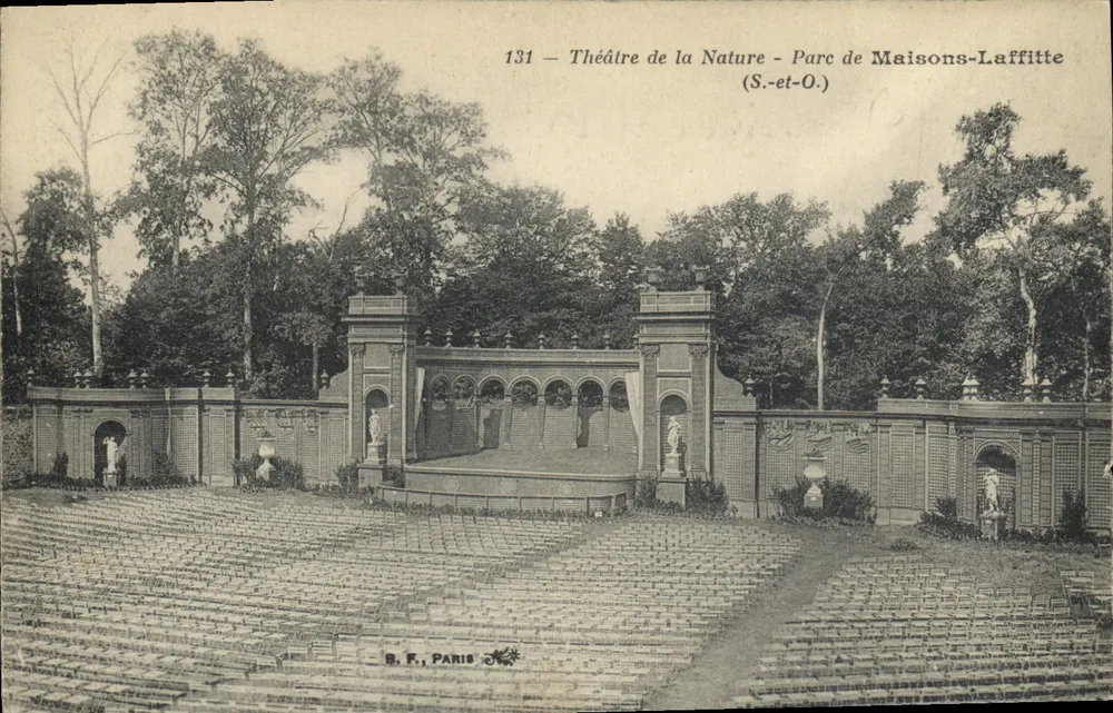 Teatro de la Naturaleza - Parque de Maisons-Laffitte — B.F., París — n° 131 - Anverso
