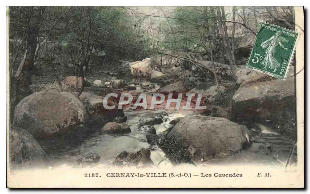 CERNAY-la-VILLE (S.-et-O.) — As Cataratas — E.M. n°2187 - Frente