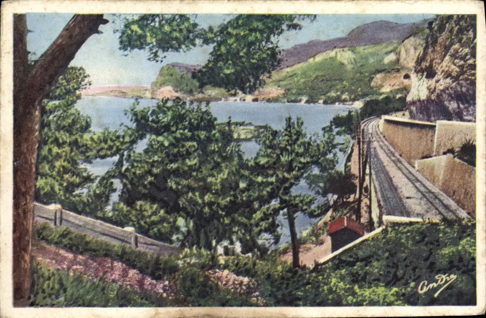 A Costa Azul — Entre Nice e Monte-Carlo — C.A.D.S.E. — Cours Berriat — Grenoble - Frente