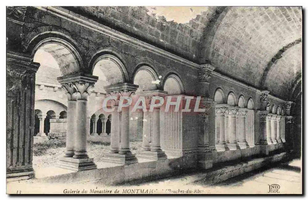 Galerie des Klosters Montmajour — Pouches-du-Rhône — JND Phot. - Vorderseite