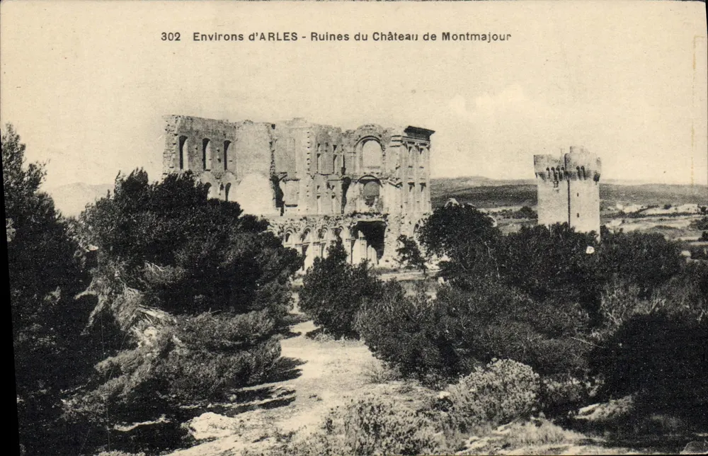 Ruinen des Schlosses Montmajour — Umgebung von ARLES — n° 302 - Vorderseite