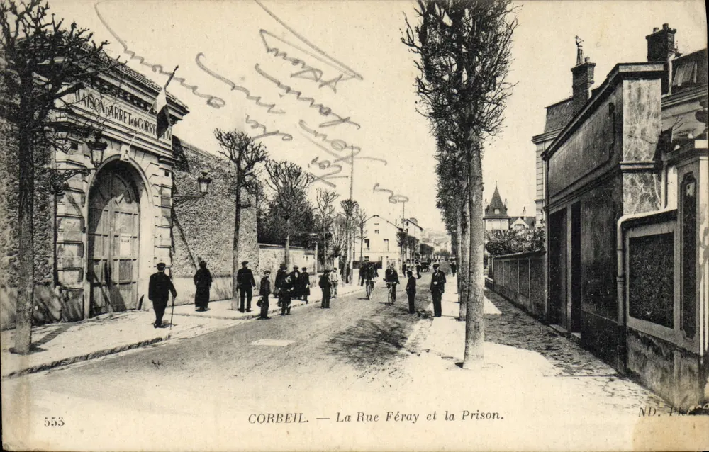 Corbeil — A Rue Féray e a Prisão — ND. Foto 5553 - Frente