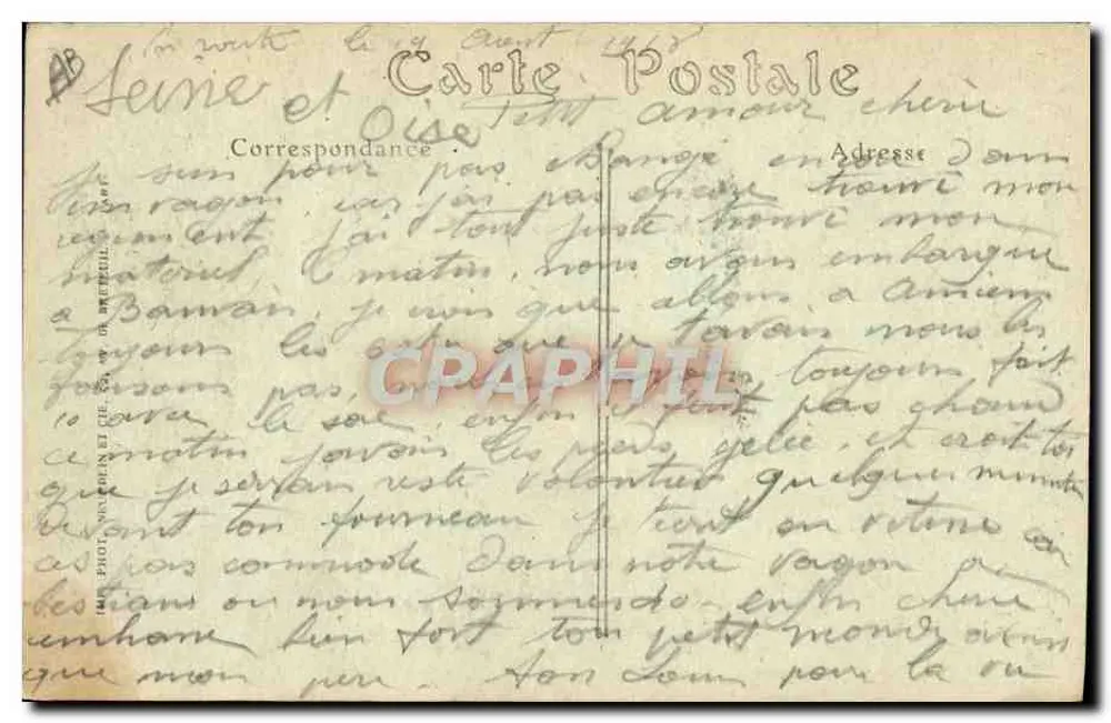 Corbeil — A Rue Féray e a Prisão — ND. Foto 5553 - Verso