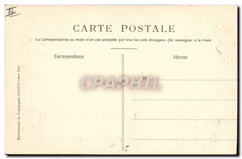 CANNES - Ile Sainte-Marguerite - Gefängnis Bazaine — Künstlerische Sammlung, Guletta-Edition, Nice, n°441 - Rückseite