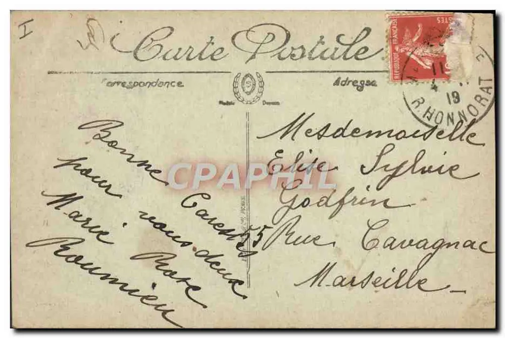 Insel Sainte-Marguerite — Umgebung von Cannes — Das Staatsgefängnis — LL. — Selecta - Rückseite