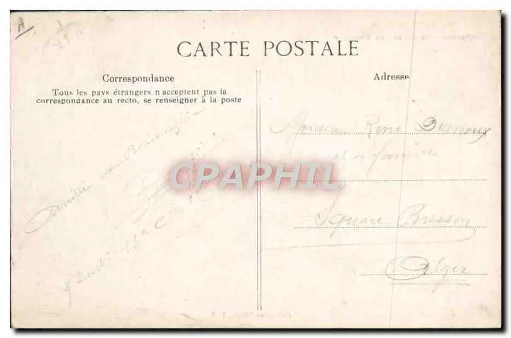 Berrouaghia - Das Gefängnis - Das Haus des Direktors — Collection Idéale, P. S. - Rückseite