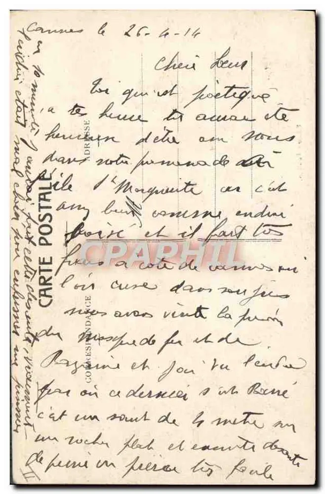 Ile Sainte-Marguerite — Prison de Bazaine — Éditeur Sation Boullan - Verso