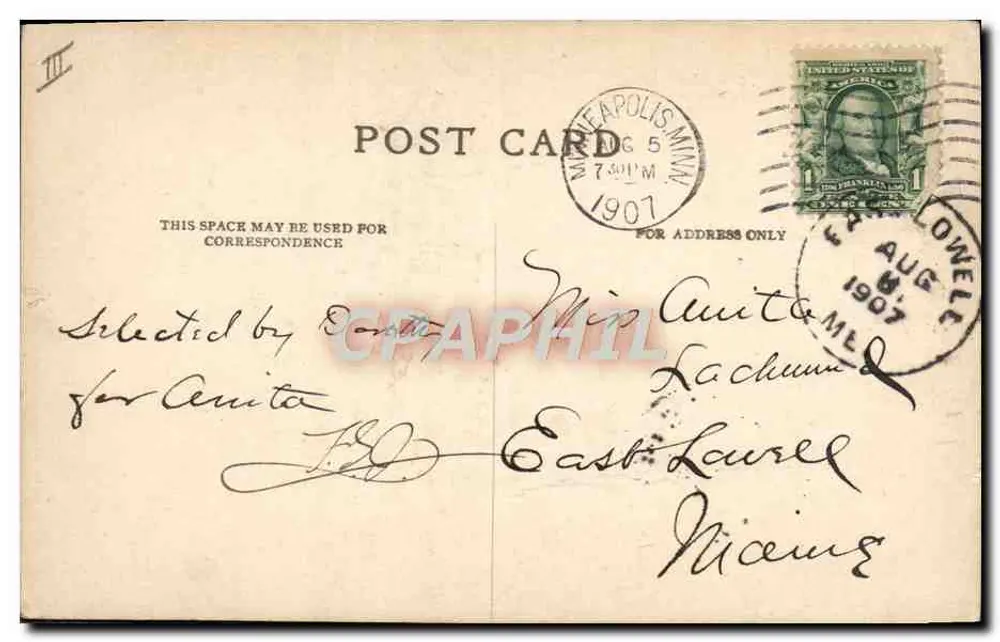 Crianças perto de um cais — cena cômica — V.O.H.P. Co. n° 1906 - Verso