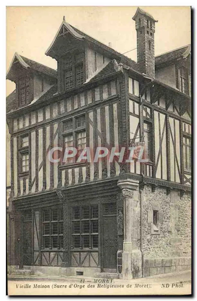 Alte Haus (Zucker der Nonnen von Moret) — Moret-sur-Loire — ND Fotografie - Vorderseite