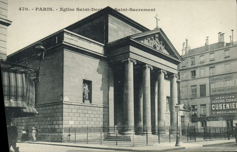 Paris - Kirche Saint-Denis-Saint-Sacrement — Taulot, Nr. 470 - Vorderseite
