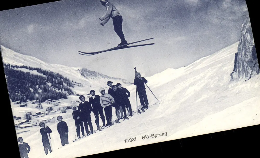 Ski-Sprung — Sprung vom Ski — Wehrli A.-G., Kilchberg, Zürich, n° 15331 - Vorderseite
