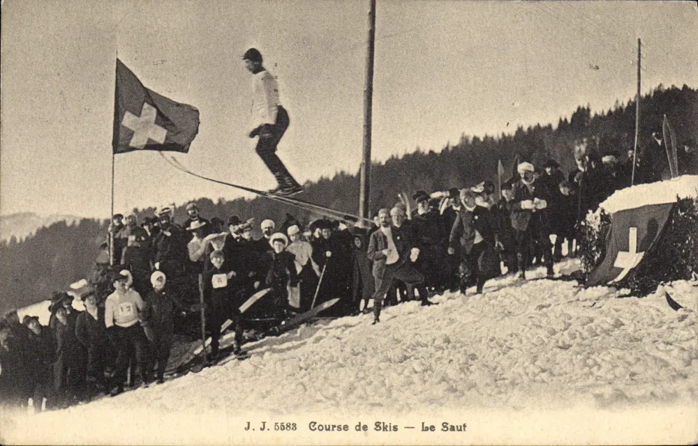 Ski-Rennen — Le Saut — J. J. 5688 - Vorderseite