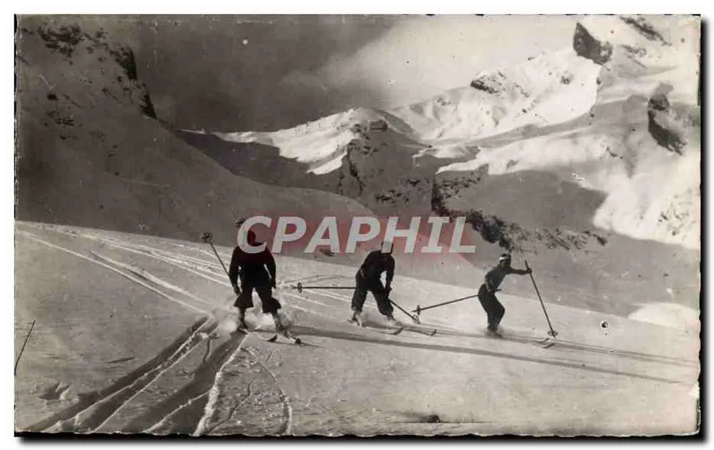 Esquí alpino — Le Vernet (B.-A.) alt. 1200 m. — Éditions MAP, Le Vernet - Anverso