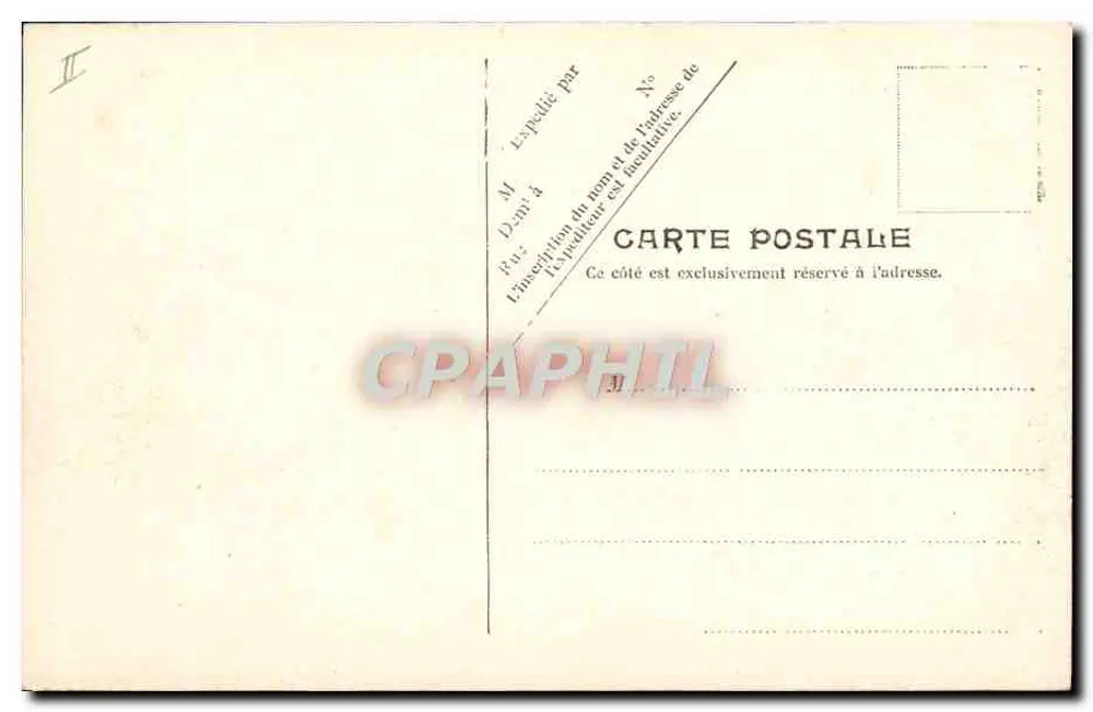 Abfahrt zum Fischen — Schokolade & Tee der Kolonialgesellschaft — V. P. Paris Nr. 92 - Rückseite