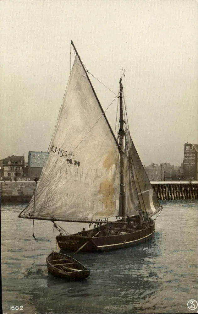 Statek żaglowy — Grand-Baie — wydawca S. Sollet, n° 1602 - Awers