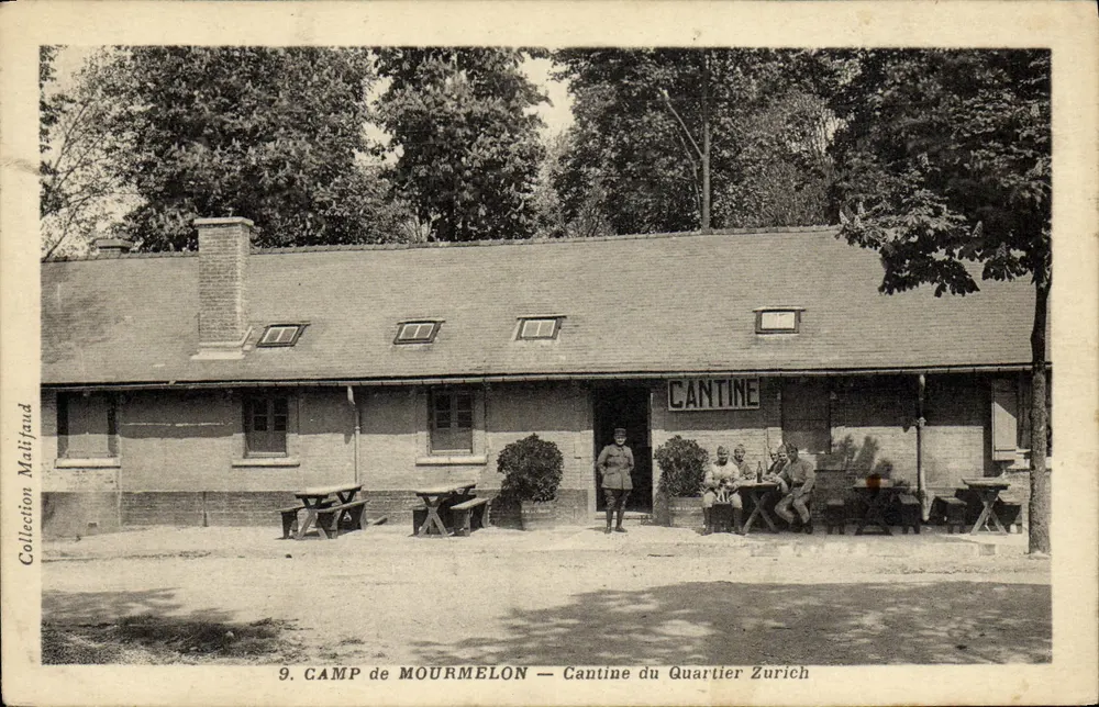 Camp de Mourmelon — Kantine des Zurich-Quartiers — Collection Mali faud - Vorderseite