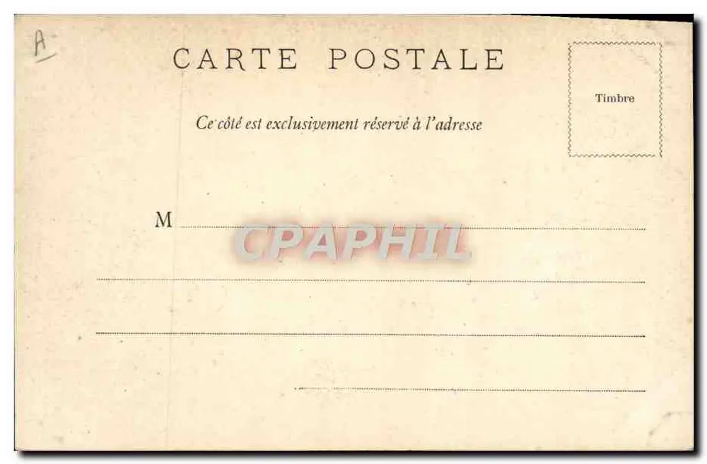 Bergerac — Die Infanterie-Barracks — A. Astruc, phot. Edit. Bergerac - Rückseite