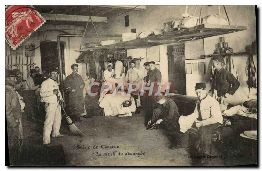 Cena de Quartel — O acordar do domingo — Hédonime Baques & Cie, Nantes - Frente