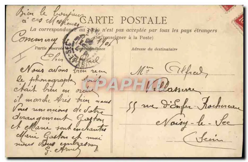 Cena de Quartel — O acordar do domingo — Hédonime Baques & Cie, Nantes - Verso