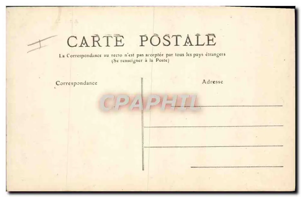 Caserne — Parado em frente à Cantina — Coleção F. Fleury, n° 310 - Verso