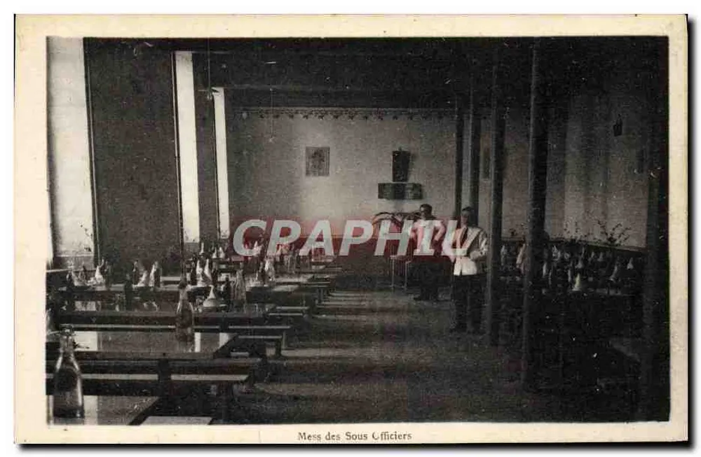 Mess der Unteroffiziere — Saal zum Bankett — Phototypie Jéhly-Poupin, Montagne - Vorderseite