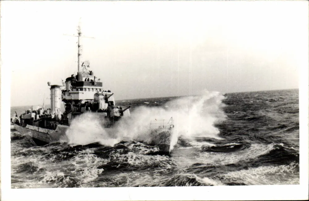 Destroyer USA — 1943/45 ? — Cartolina d'epoca - Recto