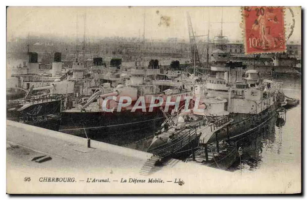 Cherbourg — Das Arsenal — Die Mobile Verteidigung — LL - Vorderseite
