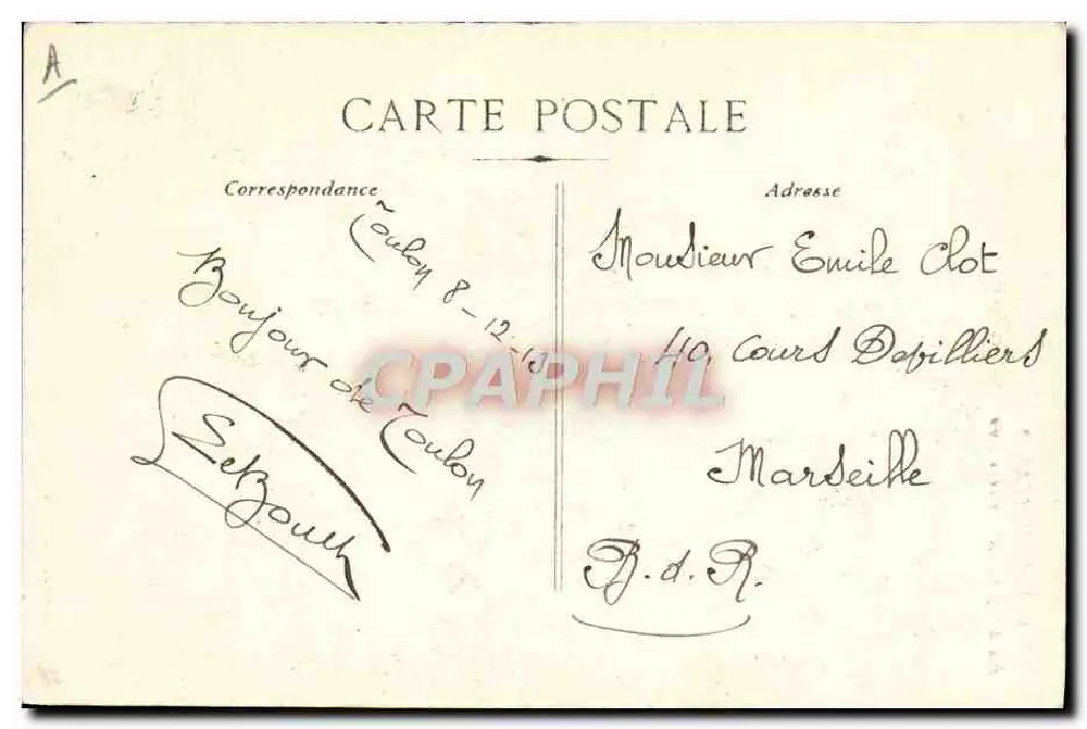 Navio de guerra francês — Peça 306 — Edição Châtenet-d'Arrix - Verso