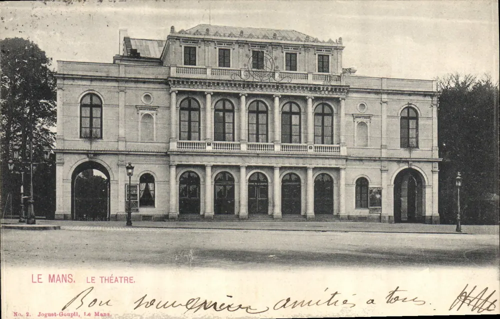 Le Mans — O Teatro — Jouguet-Goupil, Número 2 - Frente