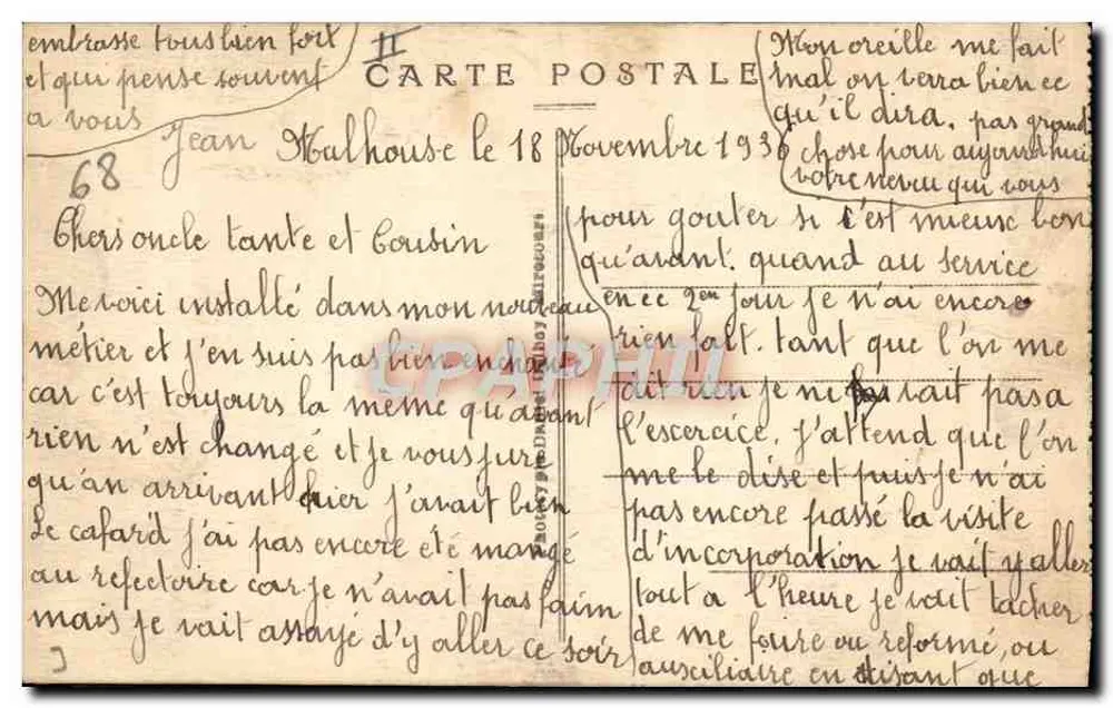 Mulhouse — O Teatro — D. D. - Verso