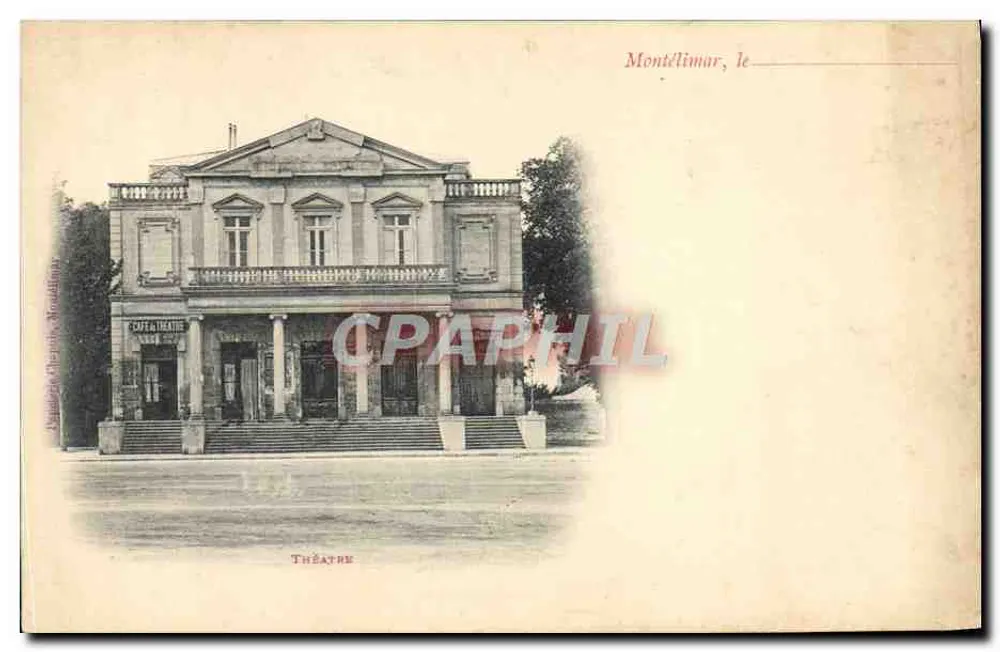 Teatro de Montélimar — editor: Canónigo M. Montel — número de série não visível - Frente