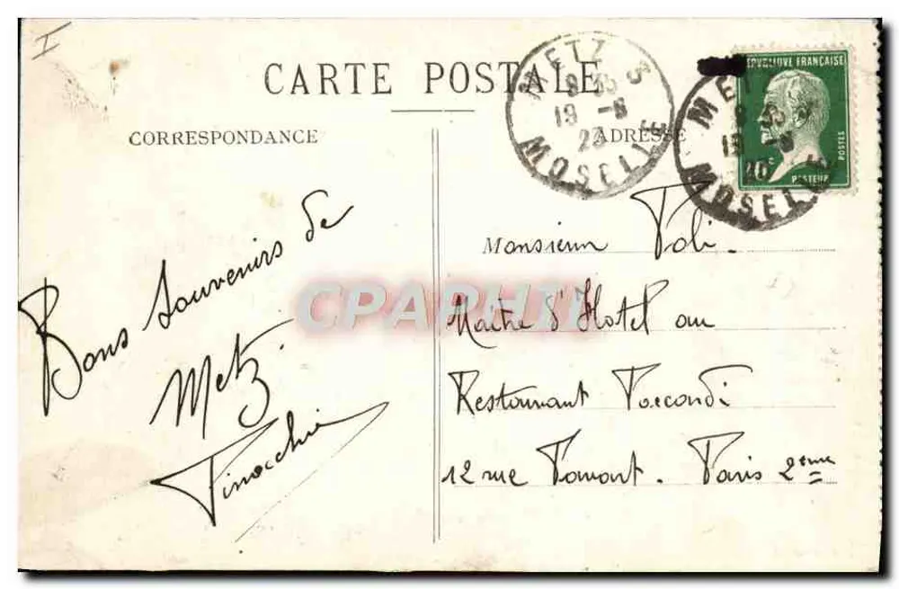 Metz — Teatro — F. Conrard, Metz, n°30 - Verso