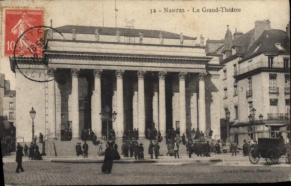 NANTES - O Grande Teatro — editor Artland-Nozais, n° 32 - Frente