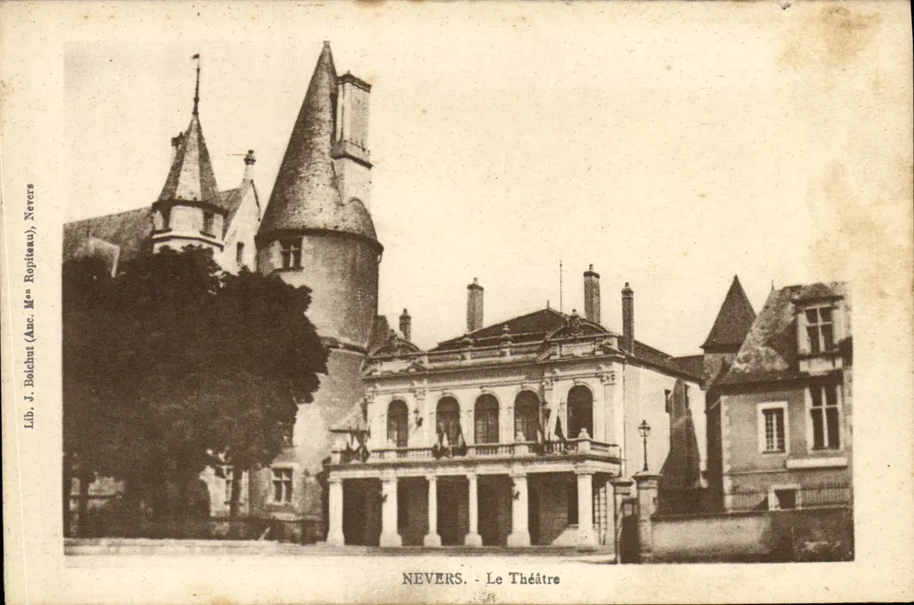 Nevers - O Teatro — Lib. J. Boichut (Anc. Mme Ropitaux), Nevers - Frente