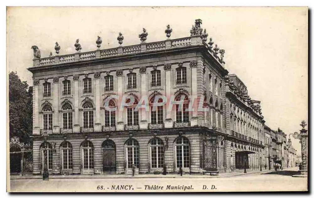 Nancy — Teatro Municipal — D. D. - Frente