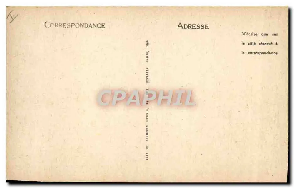Nevers — O Teatro — Dubois-Bonnot, Tabacs, 23, Avenida da Estação - Verso