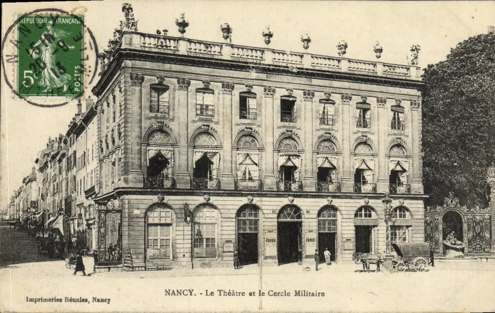 NANCY - O Teatro e o Círculo Militar — Impreunidas, Nancy - Frente