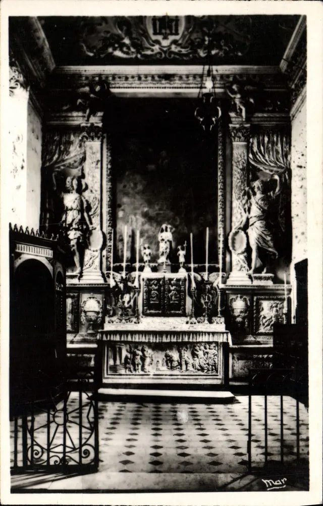 Interior da Igreja de São Paulo — Baux-de-Provence — editor A. M. n° 1482 - Frente