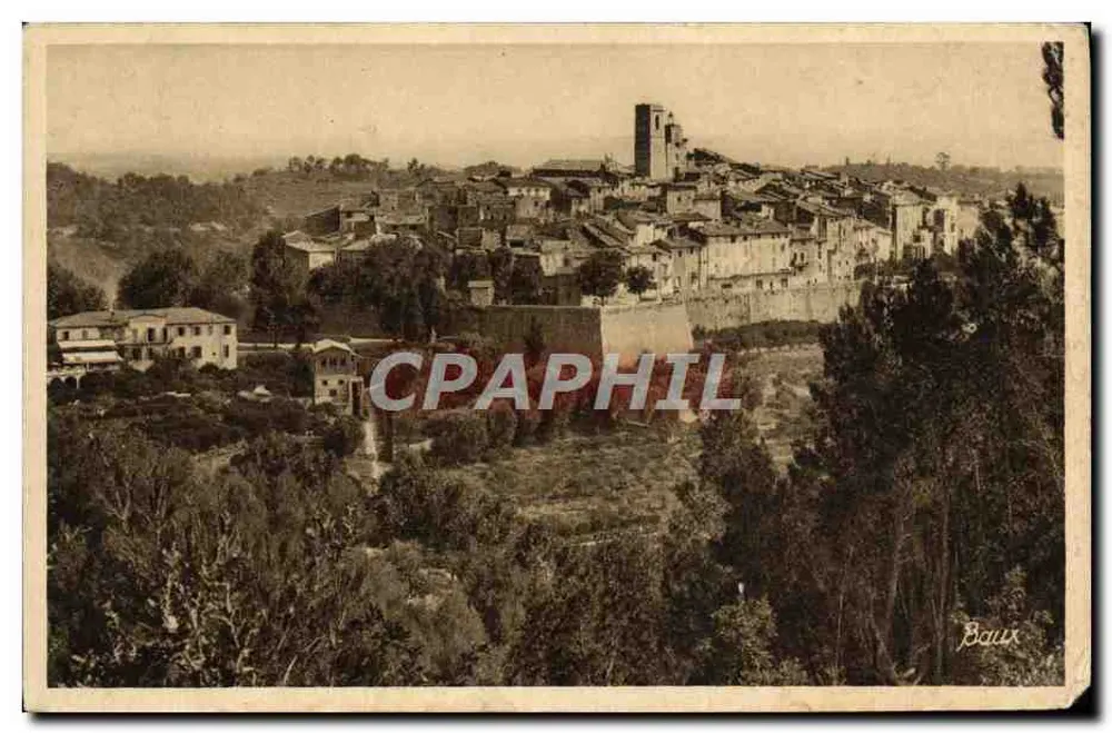 Saint-Paul — Vista geral — No fundo, o Mar — Édition A. Baux - Frente