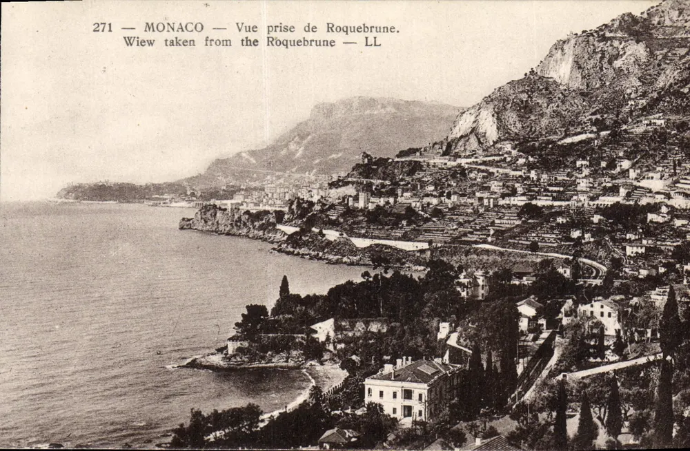 Monaco — Uitzicht genomen vanuit Roquebrune — LL — n° 271 - Voorkant