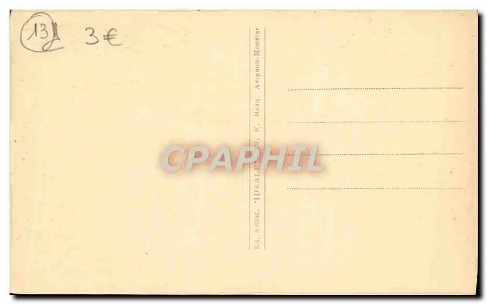 St-Rémy-de-Provence (B.-du-Rh.) — As Antiguidades — O Mausoléu - Verso